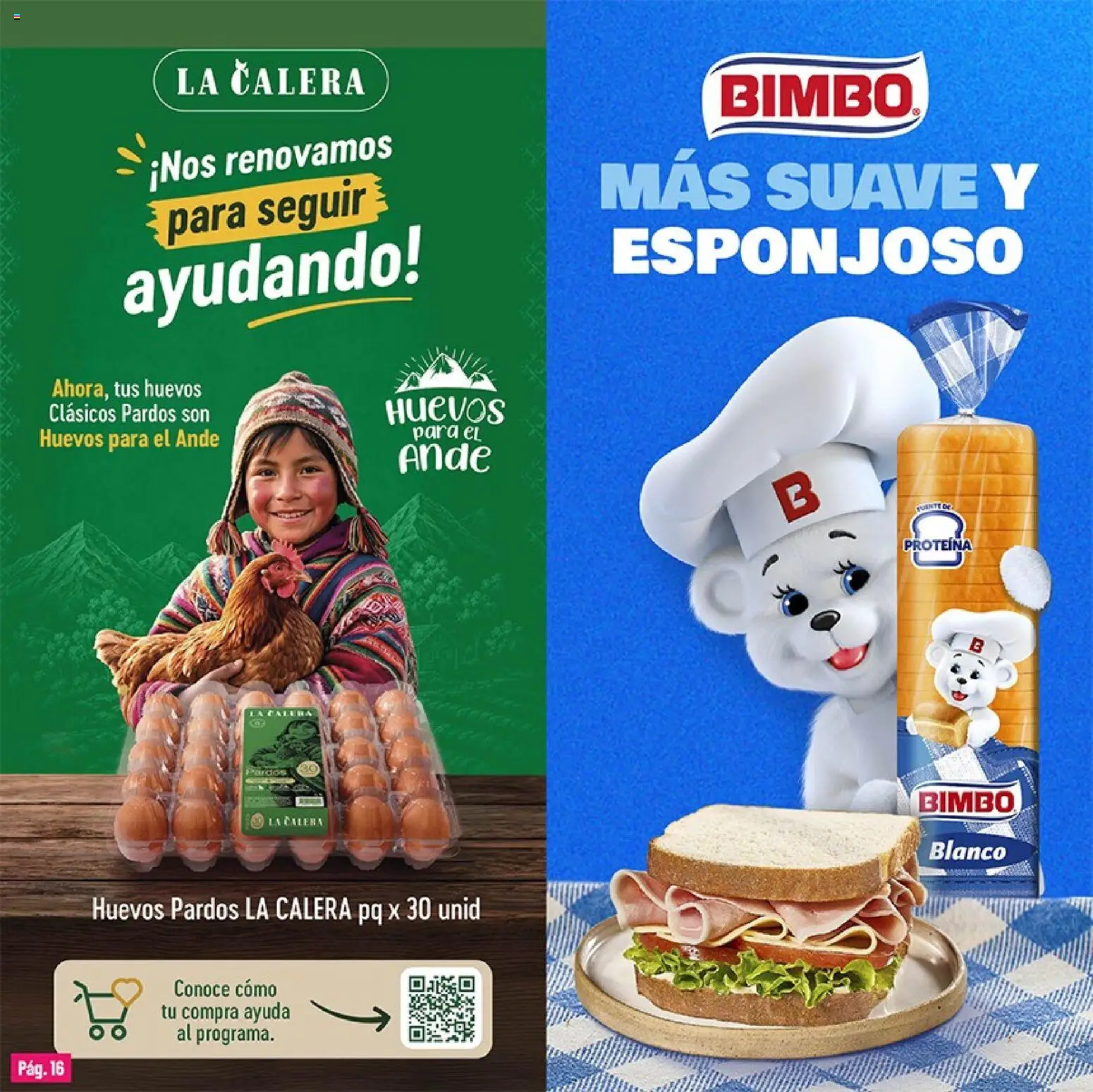 Catálogo Plaza Vea válido desde 01/09/2026 | Página: 16 | Productos: Huevos, Proteína