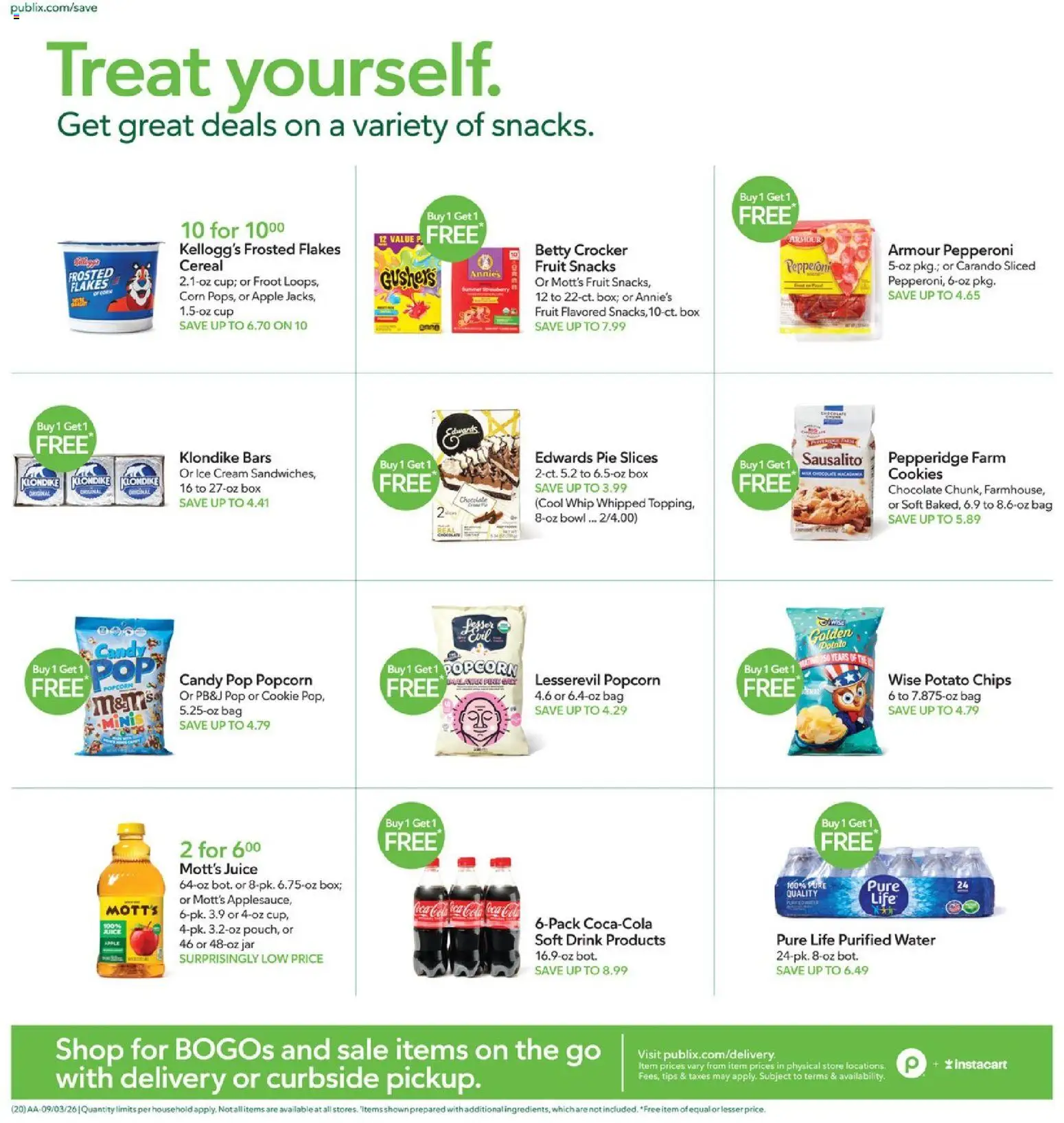 Publix Weekly Ad - valid from 09/02/2026 | Page: 20 | Products: Box, Chocolate, Cream, Cookies