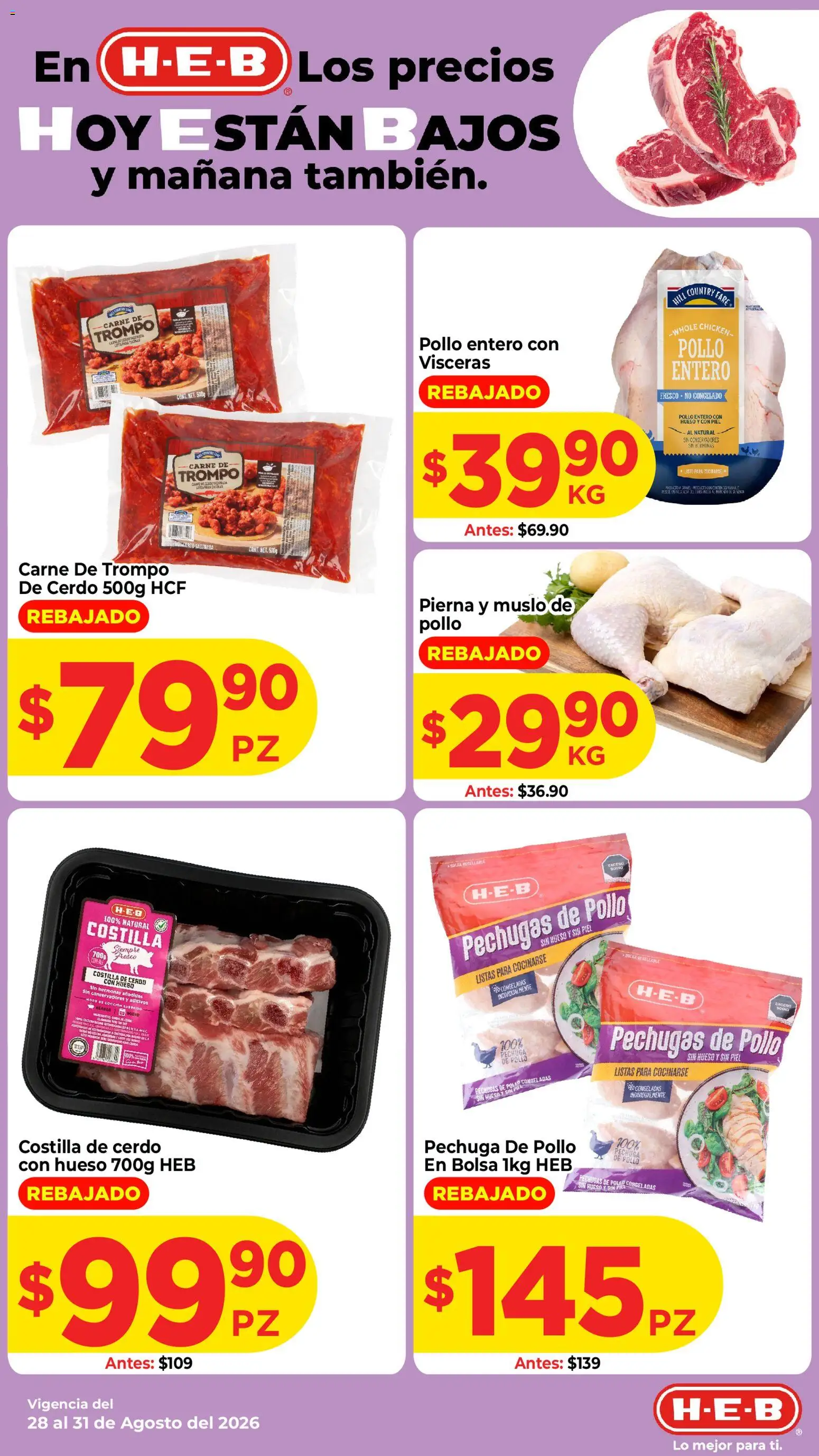 Nuevas ofertas de H-E-B válidas en toda la República Mexicana desde el 28/08/2026. ¡Encuentra las mejores ofertas en H-E-B folleto! | Página: 3