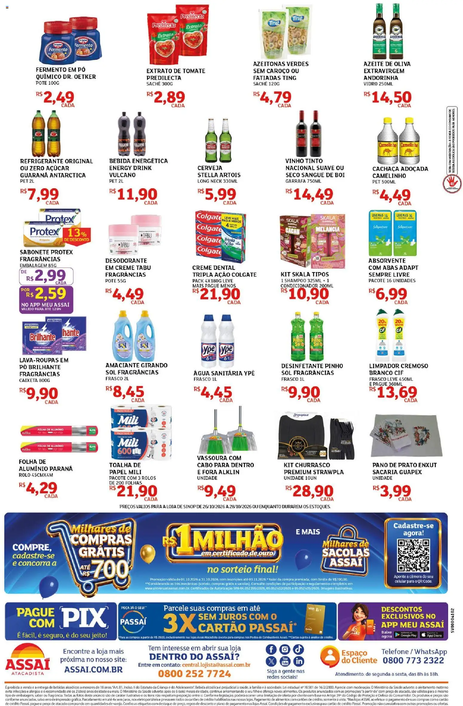 Assaí Atacadista Folheto - válido de 26/10/2026 | Página: 2