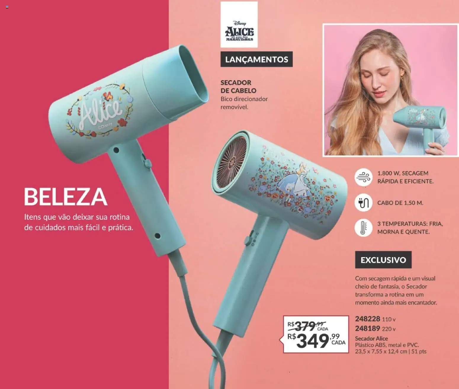 Avon Folheto - válido de 01/09/2026 | Página: 34 | Produtos: Secador, Secador de cabelo, Bico, Cabo