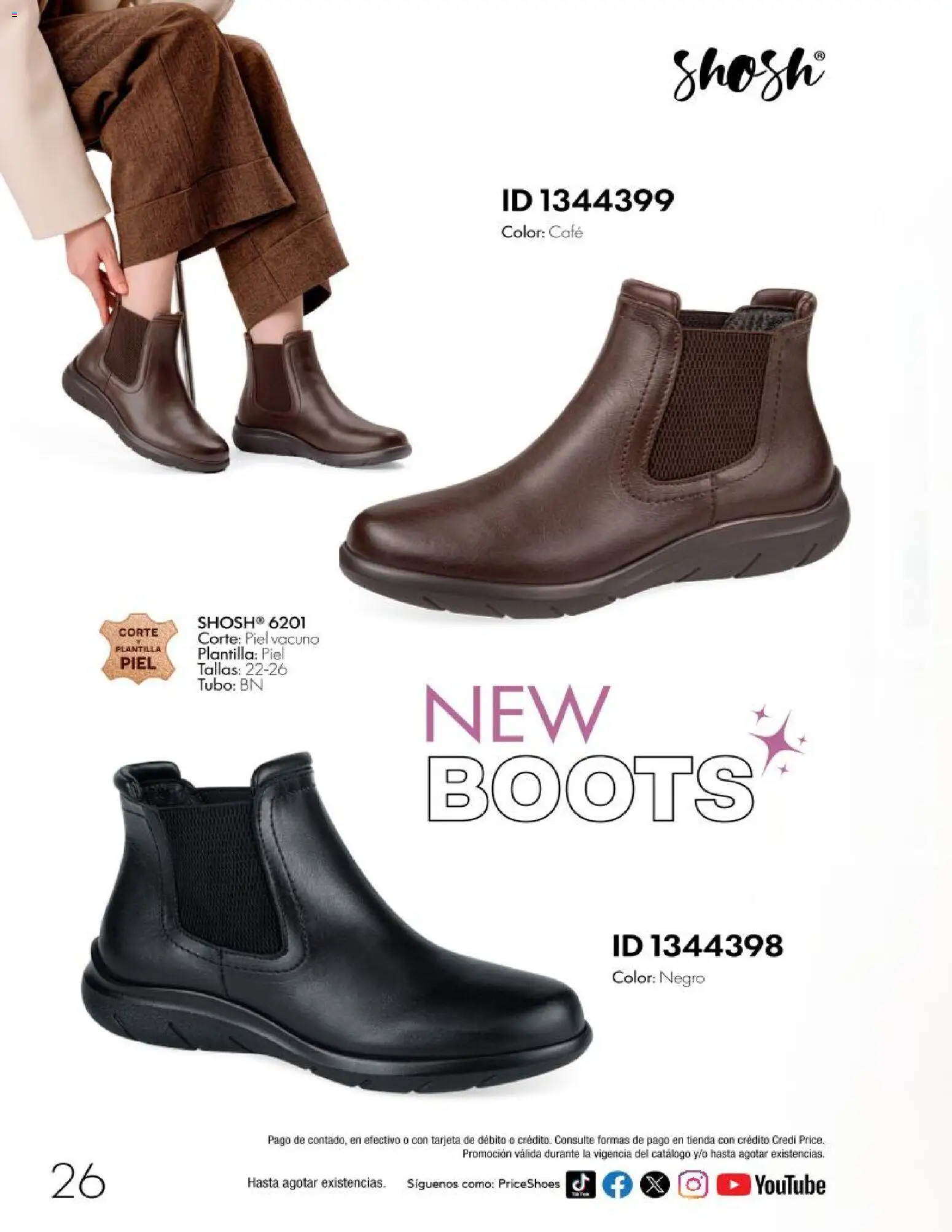 Nuevas ofertas de Price Shoes válidas en toda la República Mexicana desde el 28/10/2026. ¡Encuentra las mejores ofertas en Price Shoes catálogo 10 pagos sin intereses! | Página: 26