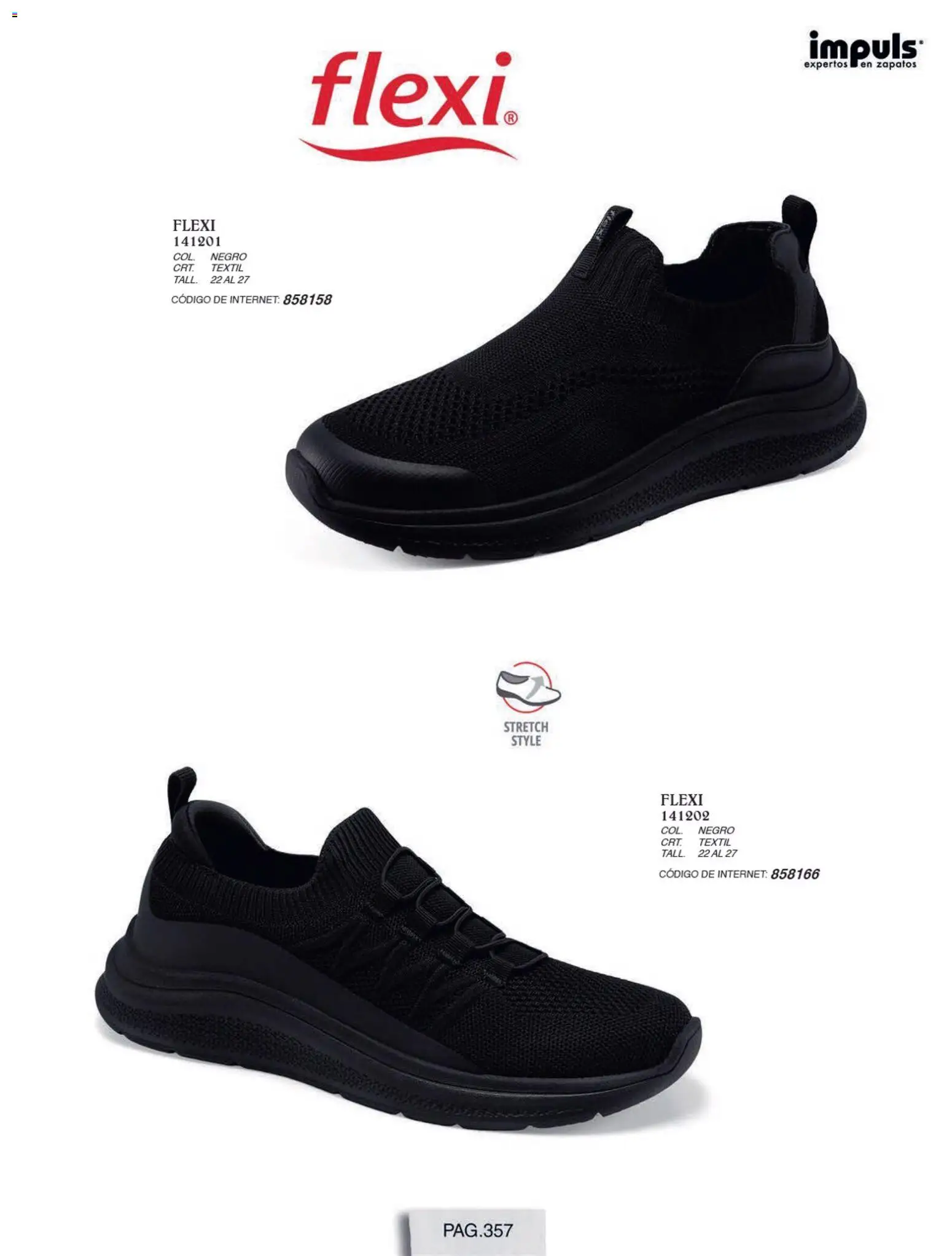 Nuevas ofertas de Impuls válidas en toda la República Mexicana desde el 01/07/2026. ¡Encuentra las mejores ofertas en Impuls catálogo Otoño Invierno! | Página: 359 | Productos: Zapatos