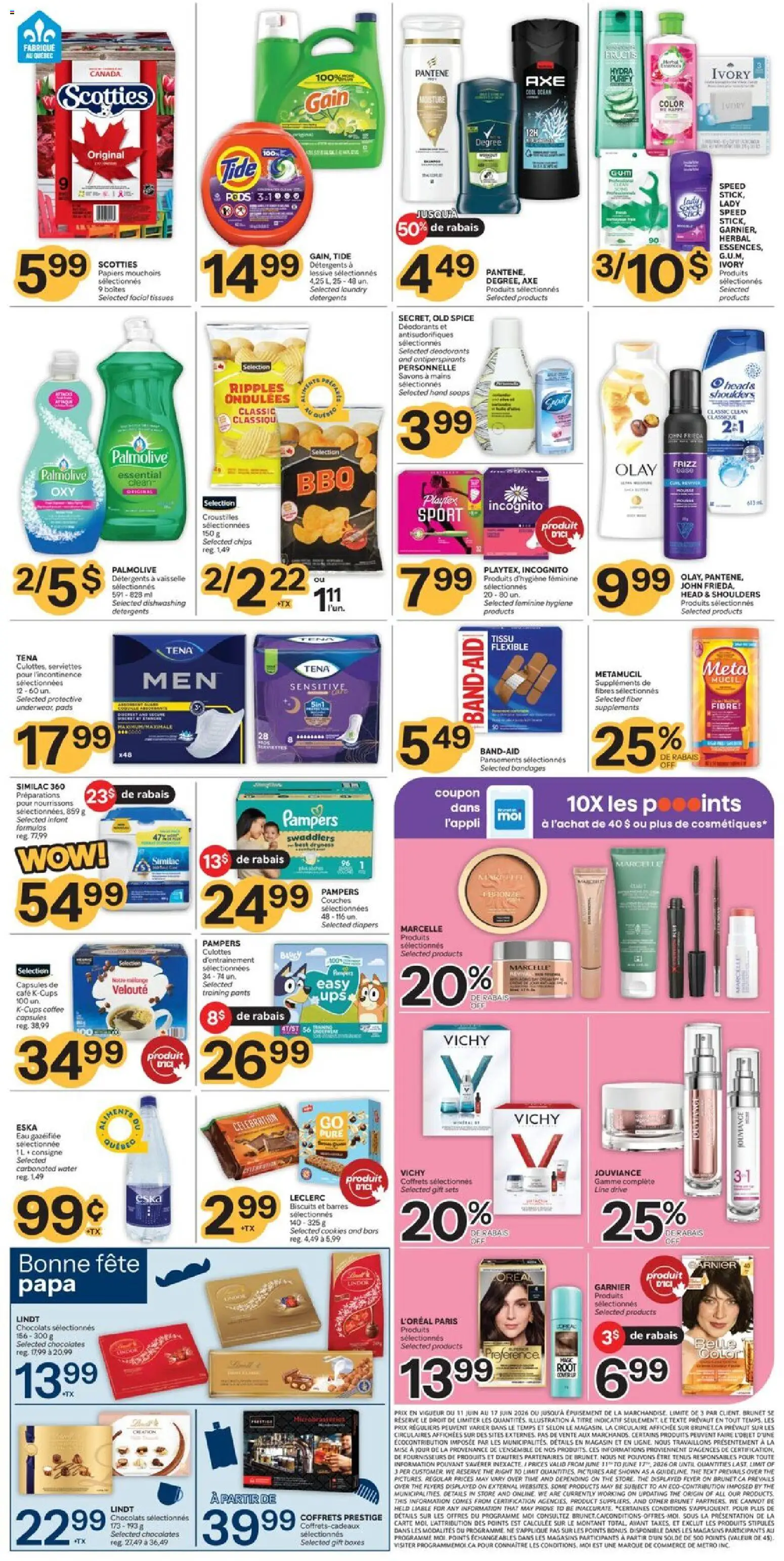 Brunet flyer valid from 11.06.2026 | Page: 2 | Products: Chips, Cookies, Coffee, Pants