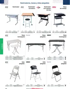 Vista previa de Office Depot catálogo 2026, nuevo folleto de la tienda, válido en México a partir del 12/01/2026 | Página: 148 | Productos: Silla, Banco, Mesa