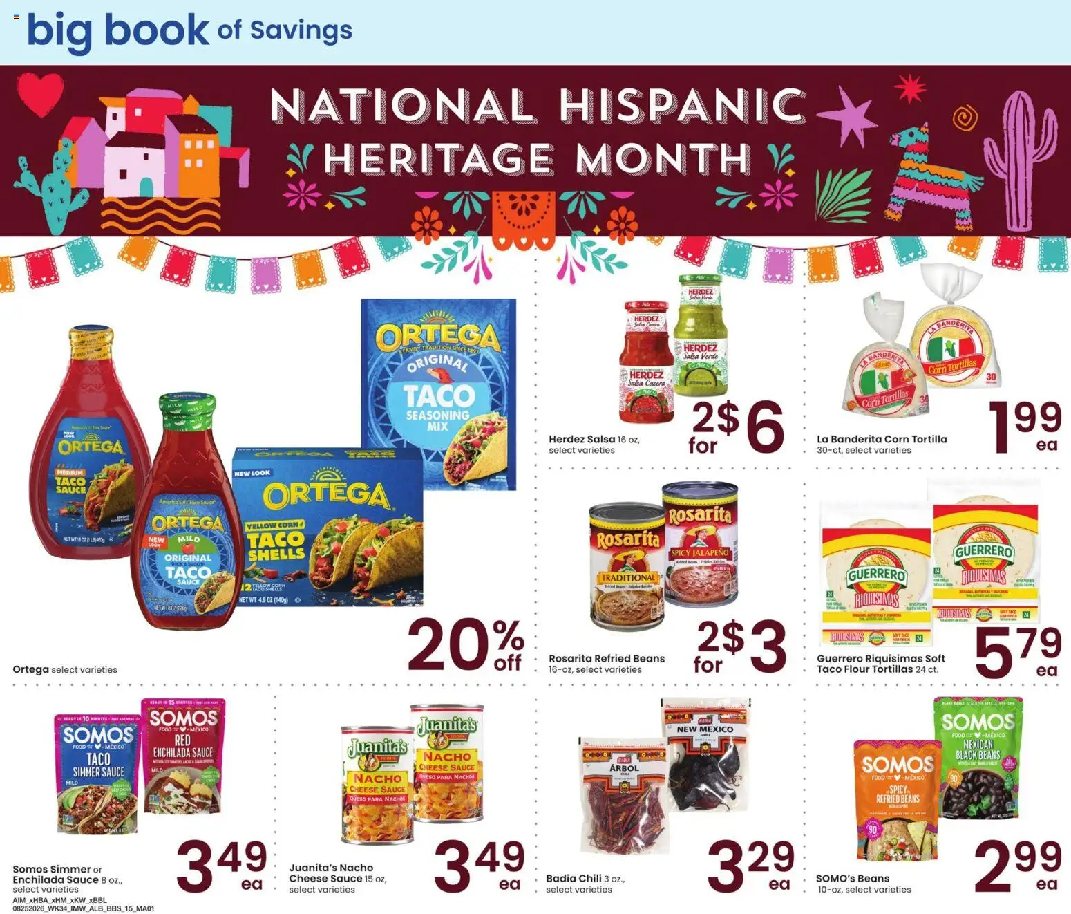 Albertsons Big Book of Savings - valid from 08/25/2026 | Page: 15 | Products: Corn, Cheese, Chili, Beans