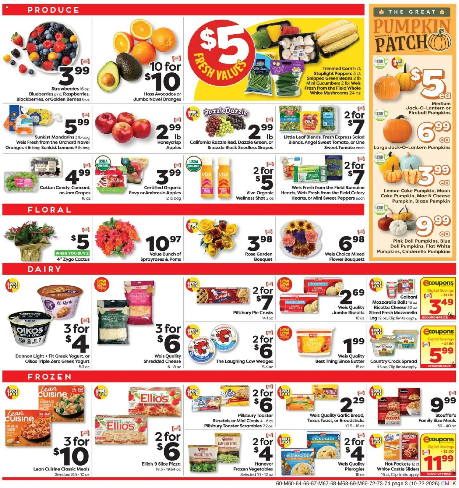 Weis Weekly Ad - valid from 10/22/2026 | Page: 3