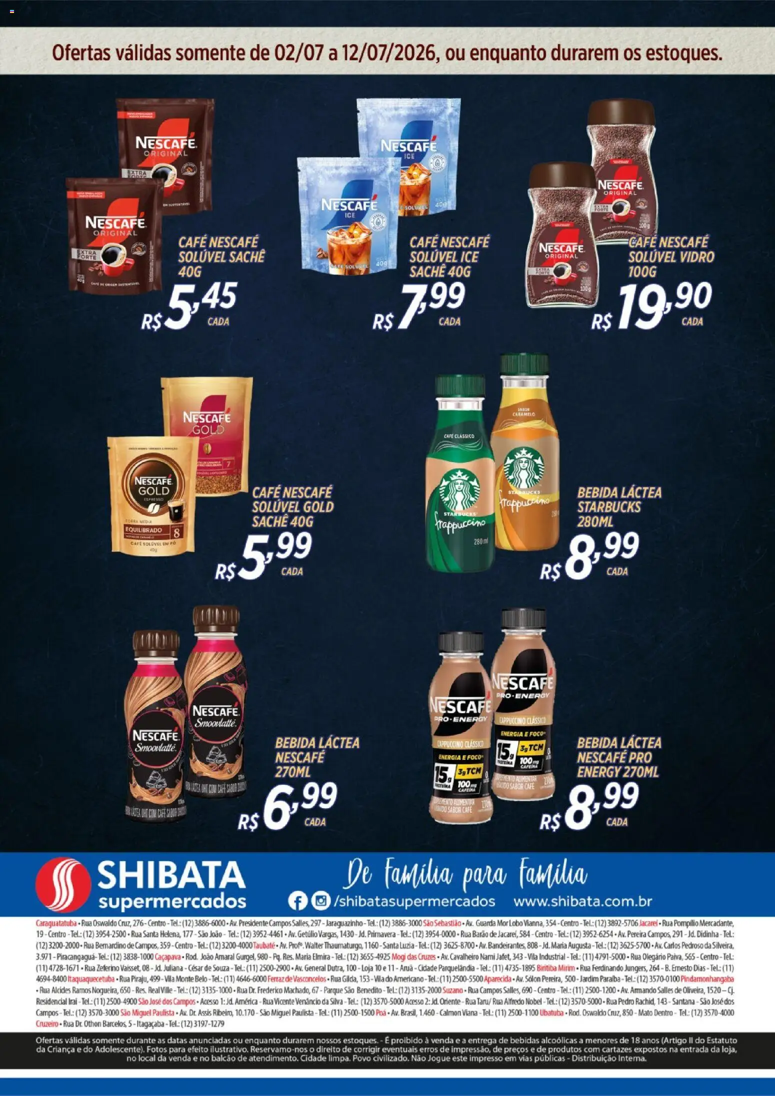 Shibata Folheto - válido de 02/07/2026 | Página: 2 | Produtos: Pó, Café, Poá, Bebida
