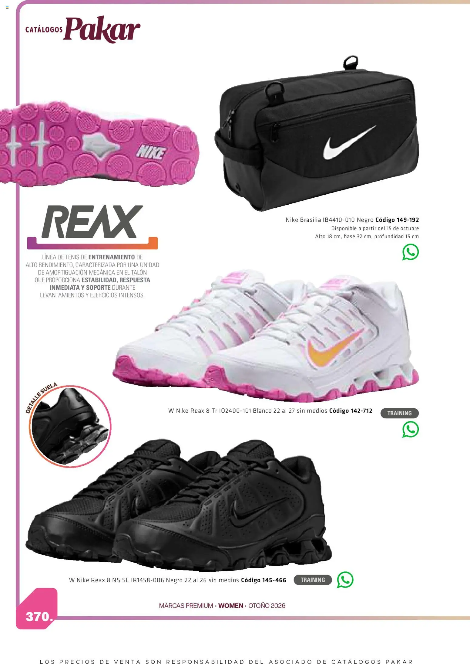 Nuevas ofertas de SC Pakar válidas en toda la República Mexicana desde el 28/08/2026. ¡Encuentra las mejores ofertas en SC Pakar catálogo Otoño! | Página: 370 | Productos: Tenis