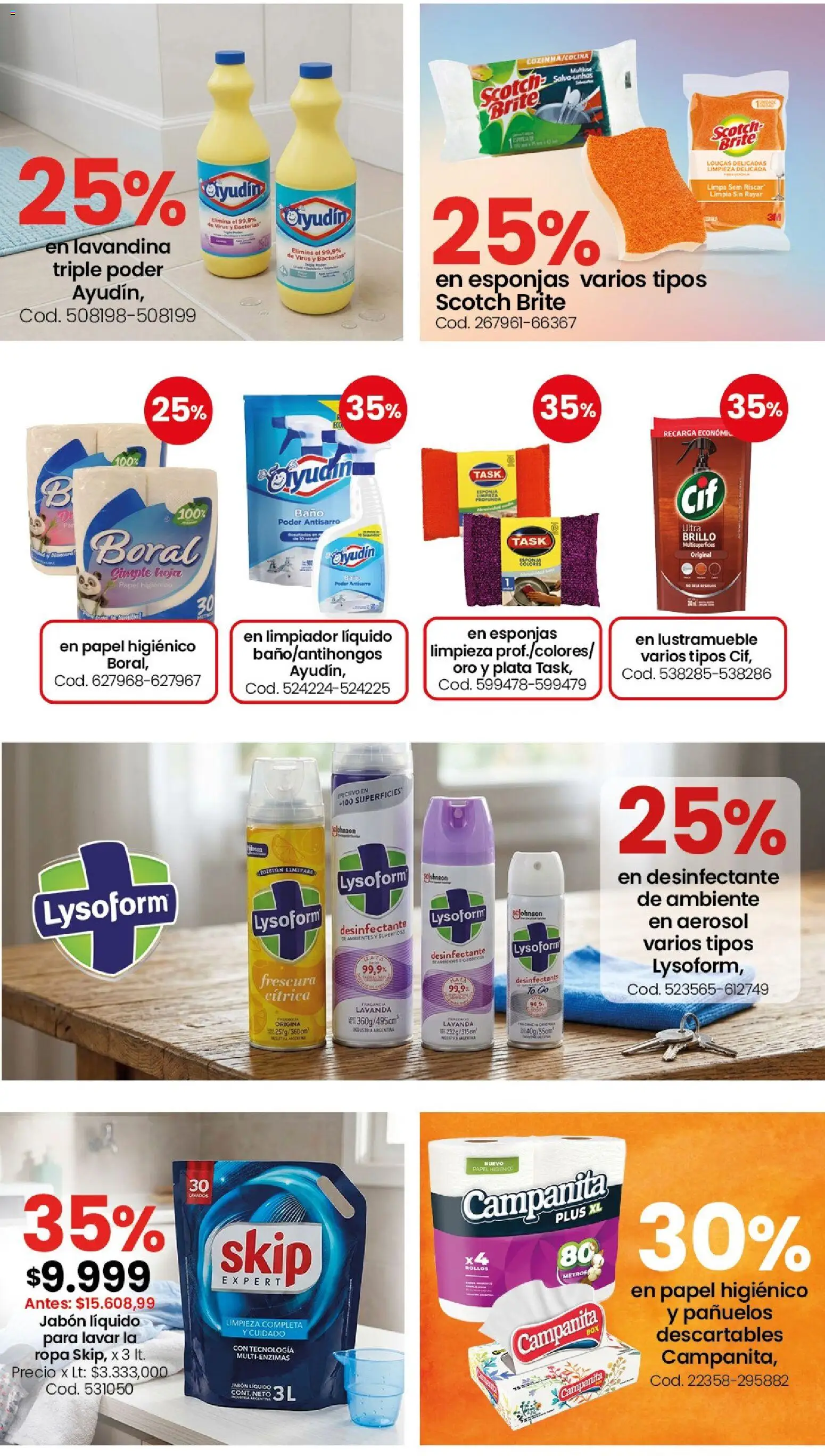 Coto - Perfumería y limpieza │ válido desde el 15.06.2026 | Página: 2 | Productos: Desinfectante, Lavandina, Fragancia, Jabón
