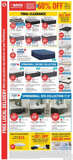 Preview of The Brick weekly flyer / circulaire from shop The Brick valid from 30.04.2026 | Page: 14