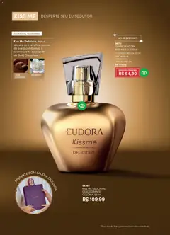 Eudora - Revista 7/2026 - Pré-Visualização do folheto da loja Eudora, válido de 23.04.2026 | Página: 50 | Produtos: Desodorante, Chocolate, Creme, Avelã