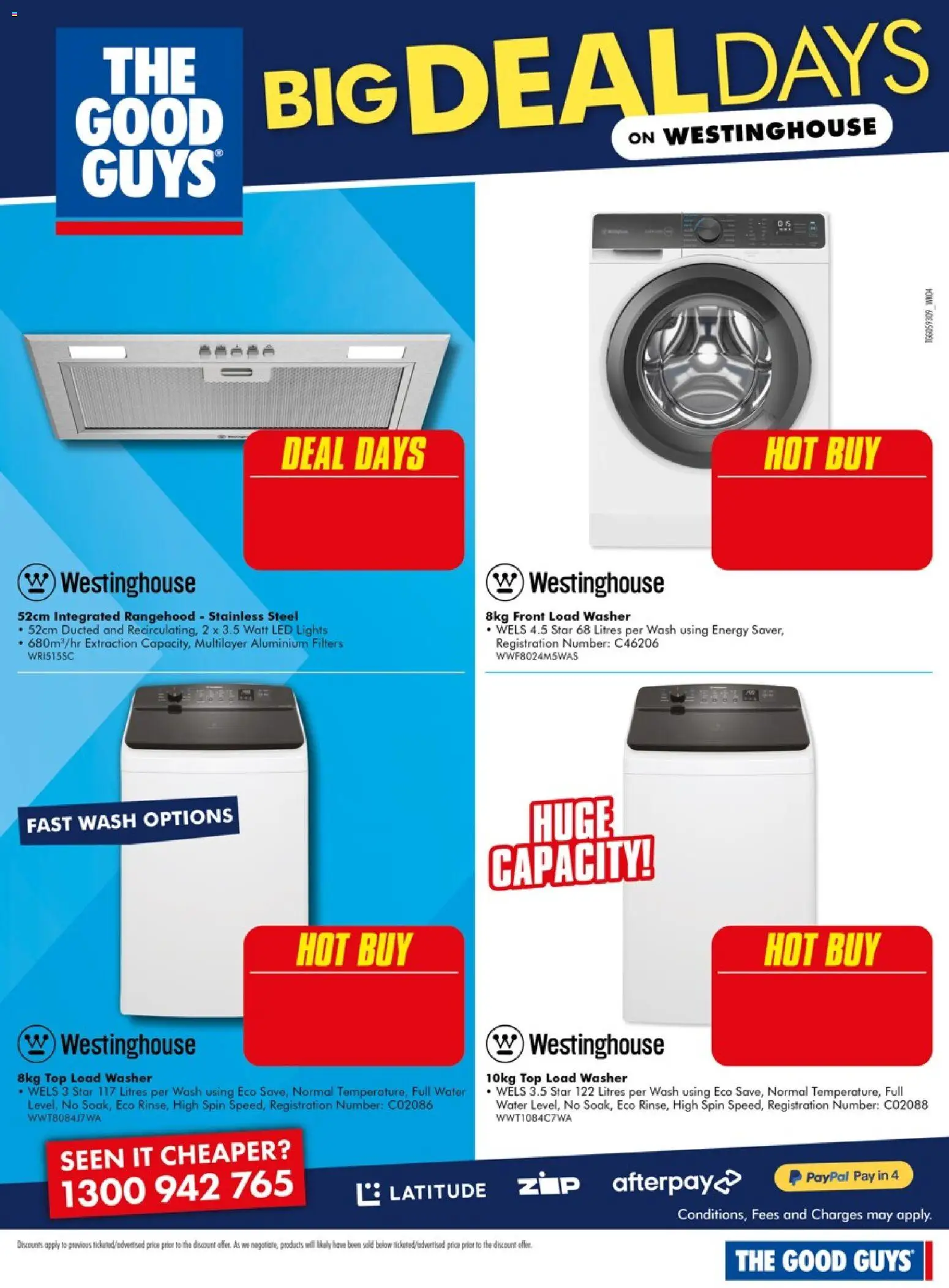 The Good Guys catalogue - valid from 23/07/2026 | Page: 3 | Products: Water, Washer