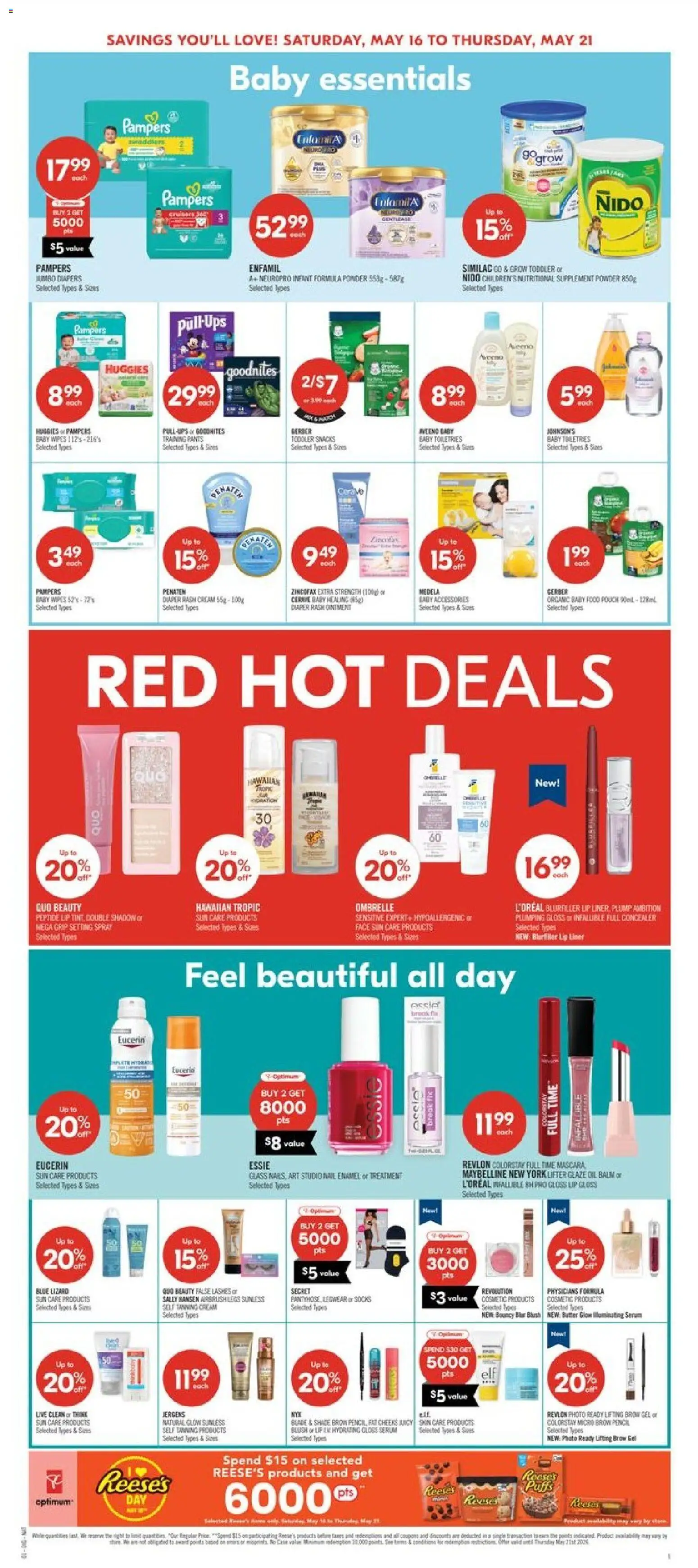Shoppers flyer valid from 15.05.2026 | Page: 9 | Products: Cream, Concealer, Oil, Socks