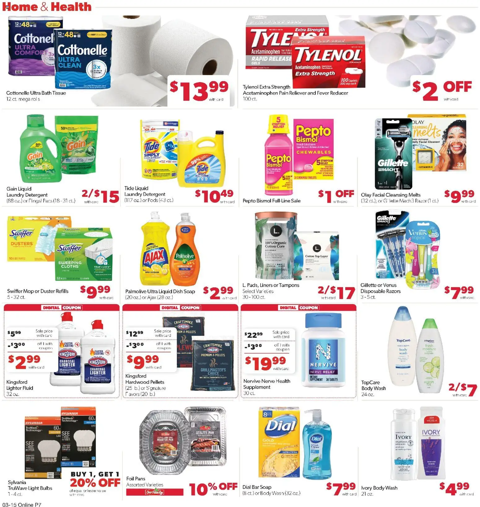 Family Fare Weekly Ad - valid from 15.03.2026 | Page: 12 | Products: Bath, Pan, Detergent, Bar Soap