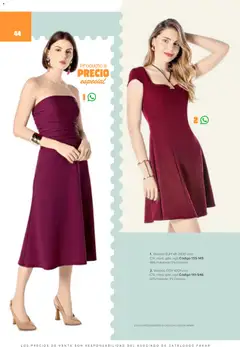 Vista previa de SC Pakar catálogo Ropa, nuevo folleto de la tienda, válido en México a partir del 30.01.2026 | Página: 44 | Productos: Vestido, Vino