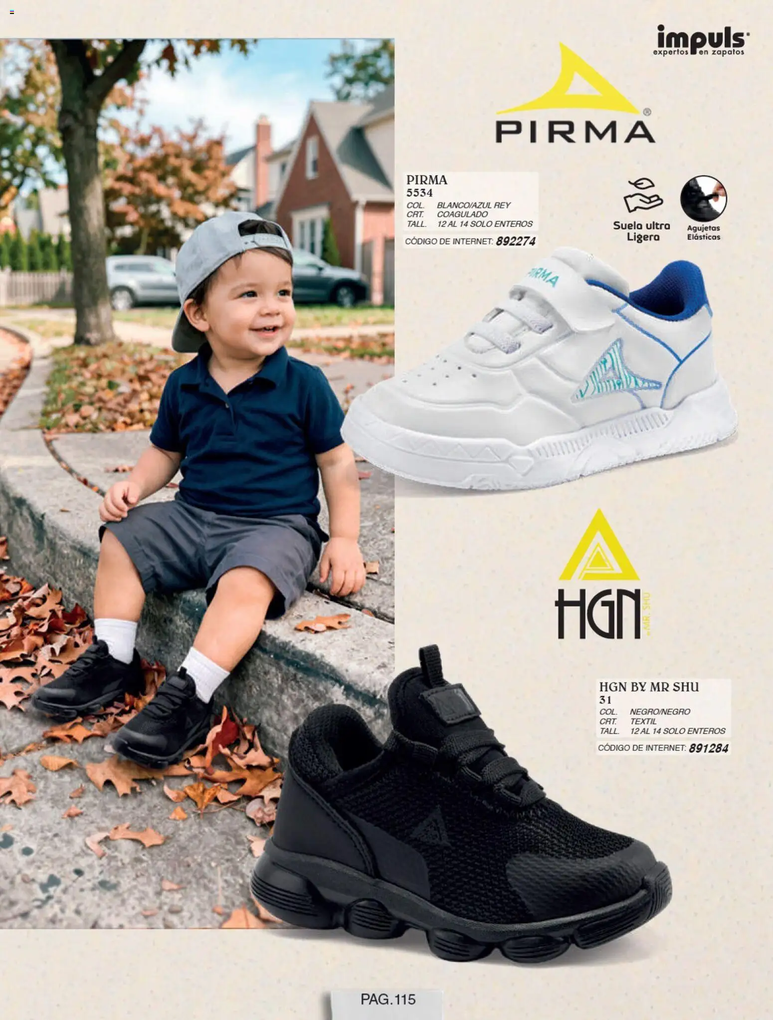 Nuevas ofertas de Impuls válidas en toda la República Mexicana desde el 01/07/2026. ¡Encuentra las mejores ofertas en Impuls catálogo Niño! | Página: 117 | Productos: Zapatos