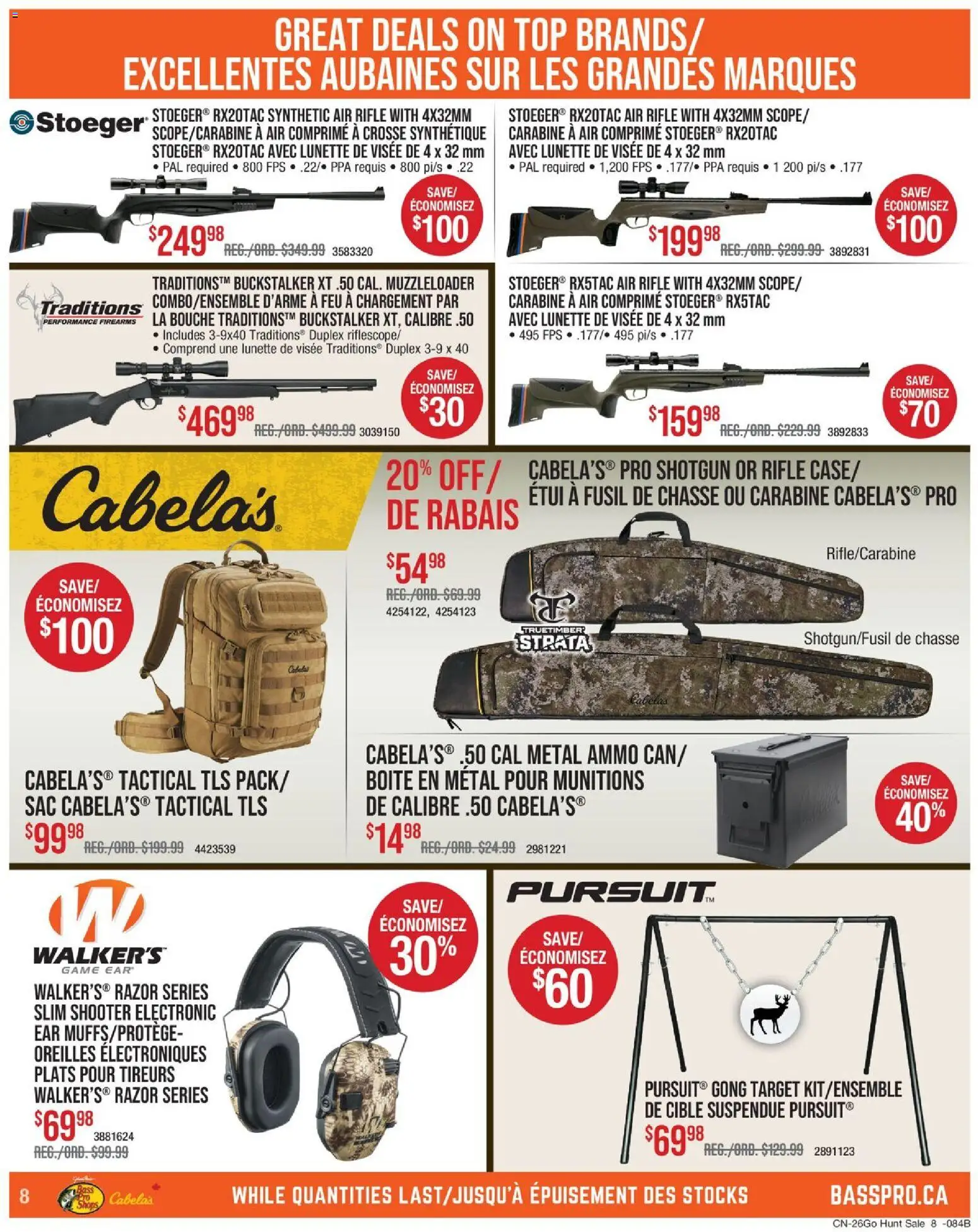 Cabelas flyer valid from Oct 22, 2026 | Page: 8