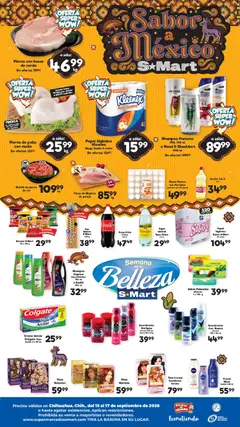 Vista previa de S-Mart folleto, nuevo folleto de la tienda, válido en México a partir del 15/09/2026 | Página: 2 | Productos: Agua, Cerdo, Shampoo, Jabón