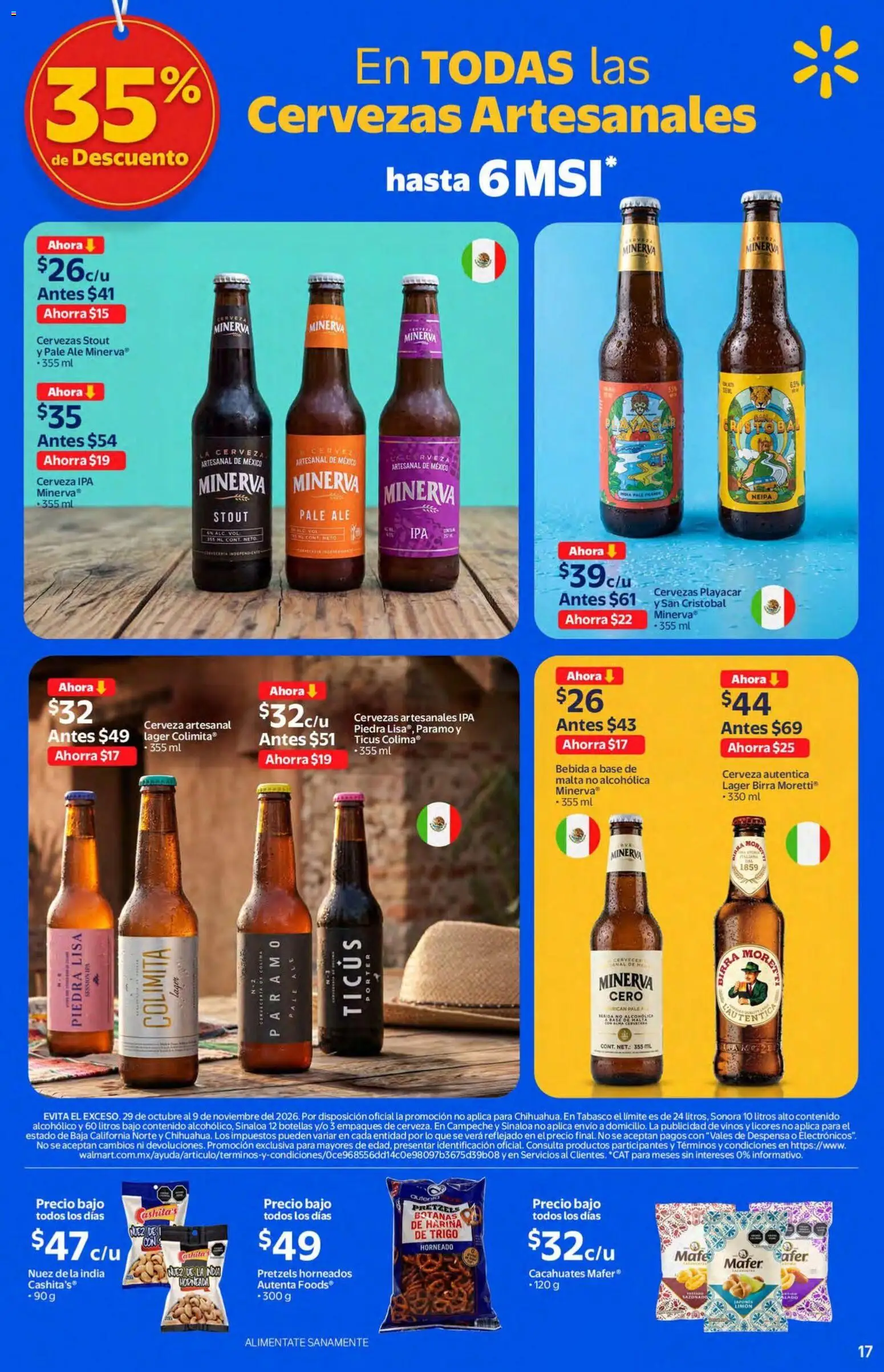 Nuevas ofertas de Walmart Express válidas en toda la República Mexicana desde el 29/10/2026. ¡Encuentra las mejores ofertas en Walmart Express folleto Vinos y Licores! | Página: 18