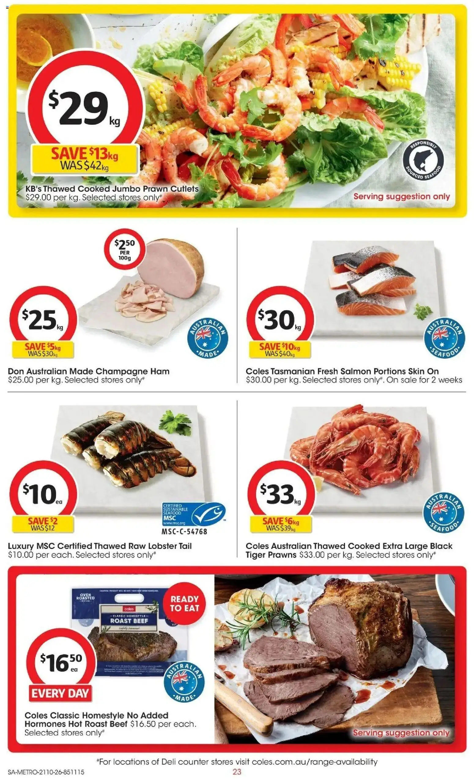 ﻿Coles catalogue valid from 21/10/2026 > Online Australia | Page: 23