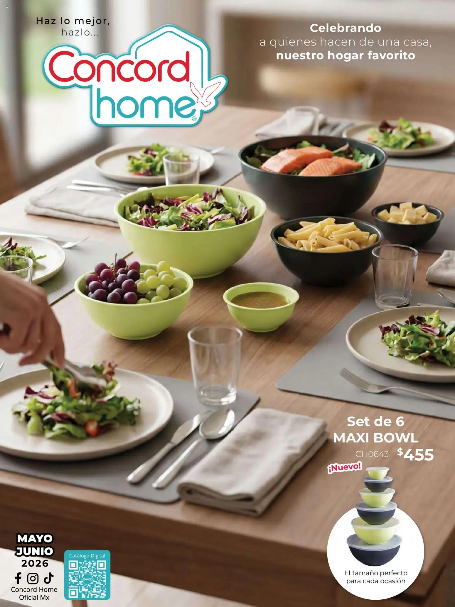 Nuevas ofertas de Colchas Concord válidas en toda la República Mexicana desde el 01.05.2026. ¡Encuentra las mejores ofertas en Colchas Concord catálogo Concord home! | Página: 1 | Productos: Bowl