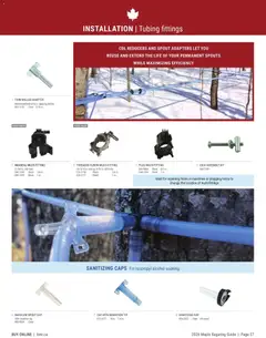 Preview of BMR - Agrizone Maple Sugaring Guide from shop BMR valid from 01.01.2026 | Page: 27 | Products: Cap, Adapter