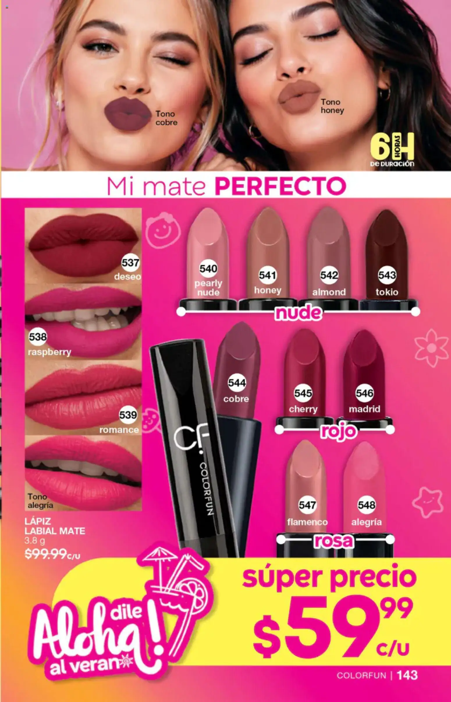 Nuevas ofertas de Fuller válidas en toda la República Mexicana desde el 27/05/2026. ¡Encuentra las mejores ofertas en Fuller campaña 4 2026! | Página: 143 | Productos: Mate, Lápiz labial