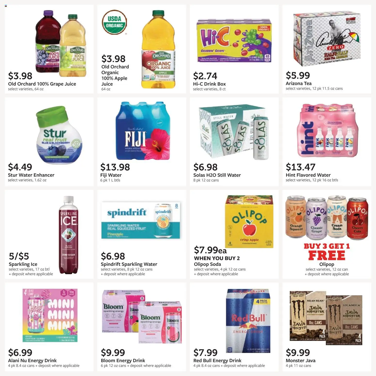 Fareway Monthly Ad - valid from 08/03/2026 | Page: 21 | Products: Juice, Tea, Cream, Water