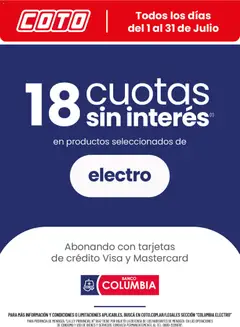 Vista previa Coto ofertas válido desde el 01/07/2026