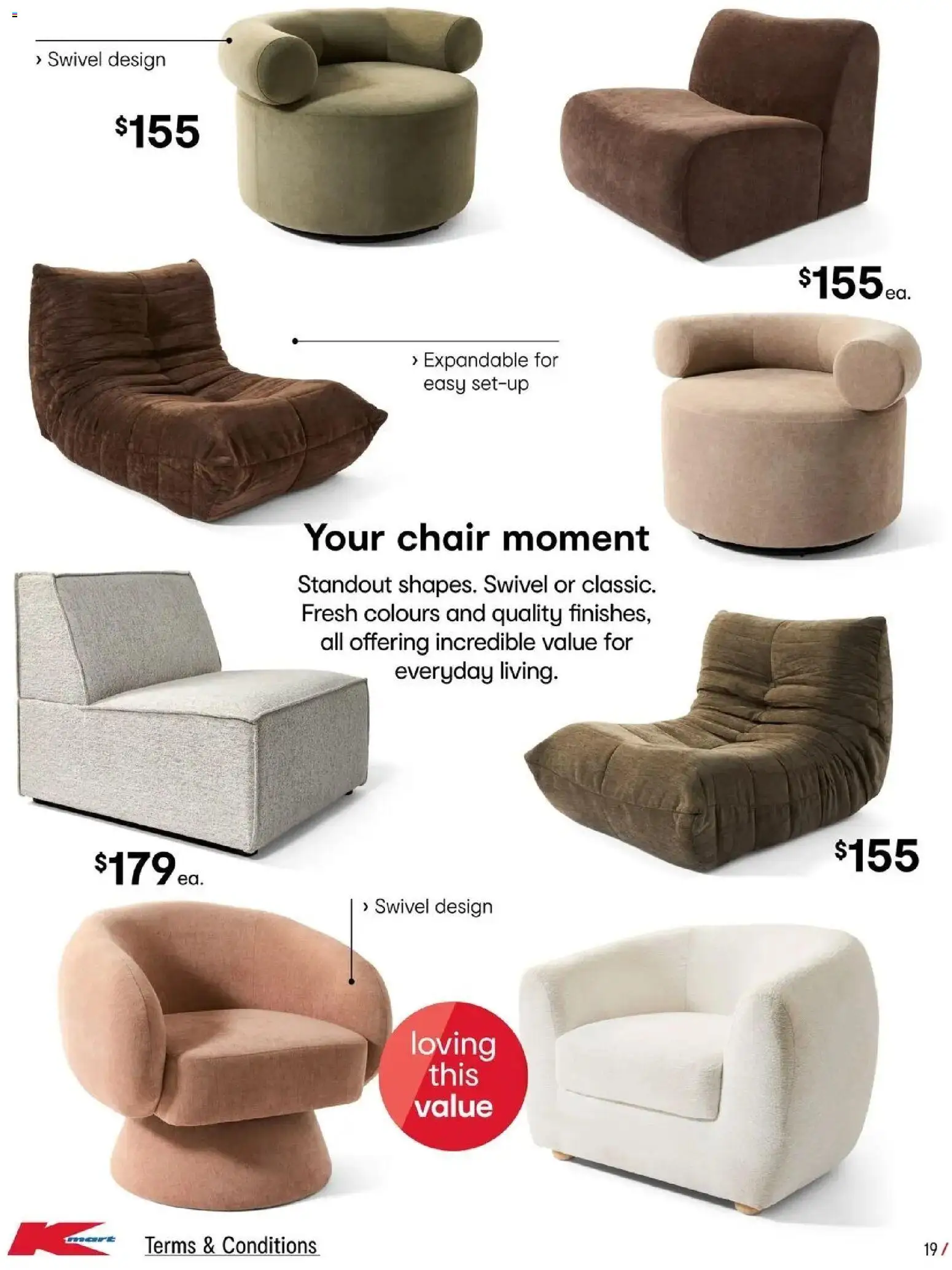 Kmart catalogue - valid from 23/07/2026 | Page: 19 | Products: Chair