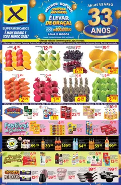 X Supermercados ofertas Mooca - Pré-Visualização do folheto da loja X Supermercados, válido de 14/10/2026
