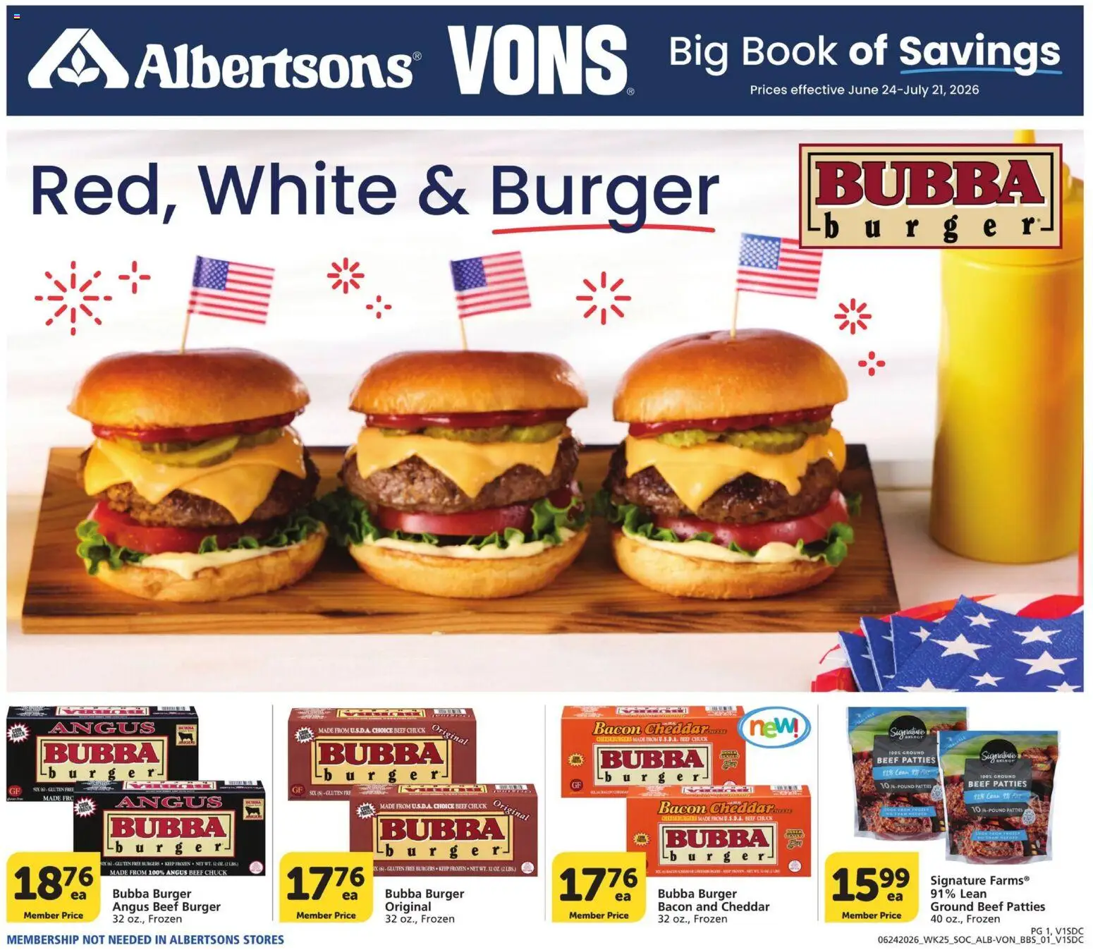 Vons Big Book of Savings - valid from 06/24/2026 | Page: 1 | Products: Beef