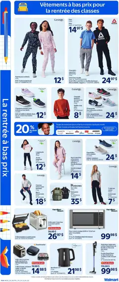 Preview of Walmart circulaire - Rentrée scolaire from shop Walmart valid from Aug 20, 2026 | Page: 4