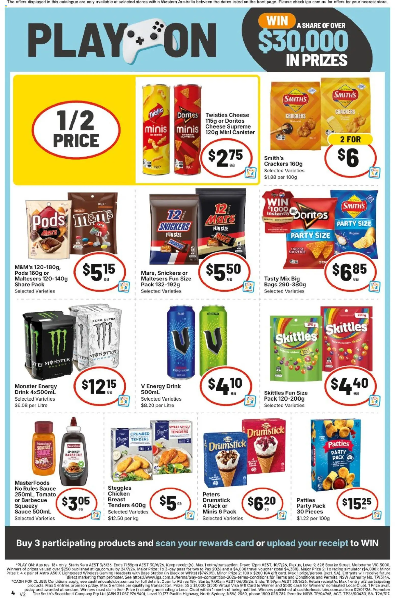 IGA catalogue - valid from 10.06.2026 | Page: 5 | Products: Crackers, Cheese, Sauce, Phone