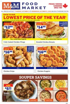Preview of M&M Food Market weekly flyer / circulaire from shop M&M Food Market valid from Oct 15, 2026