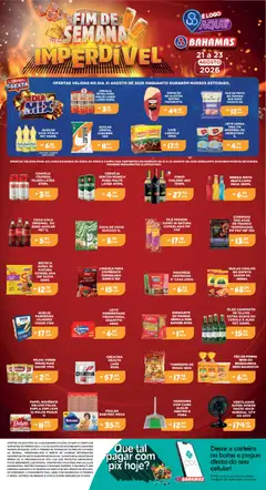 Bahamas Supermercados ofertas Fim de Semana Imperdível - Pré-Visualização do folheto da loja Bahamas Supermercados, válido de 21/08/2026