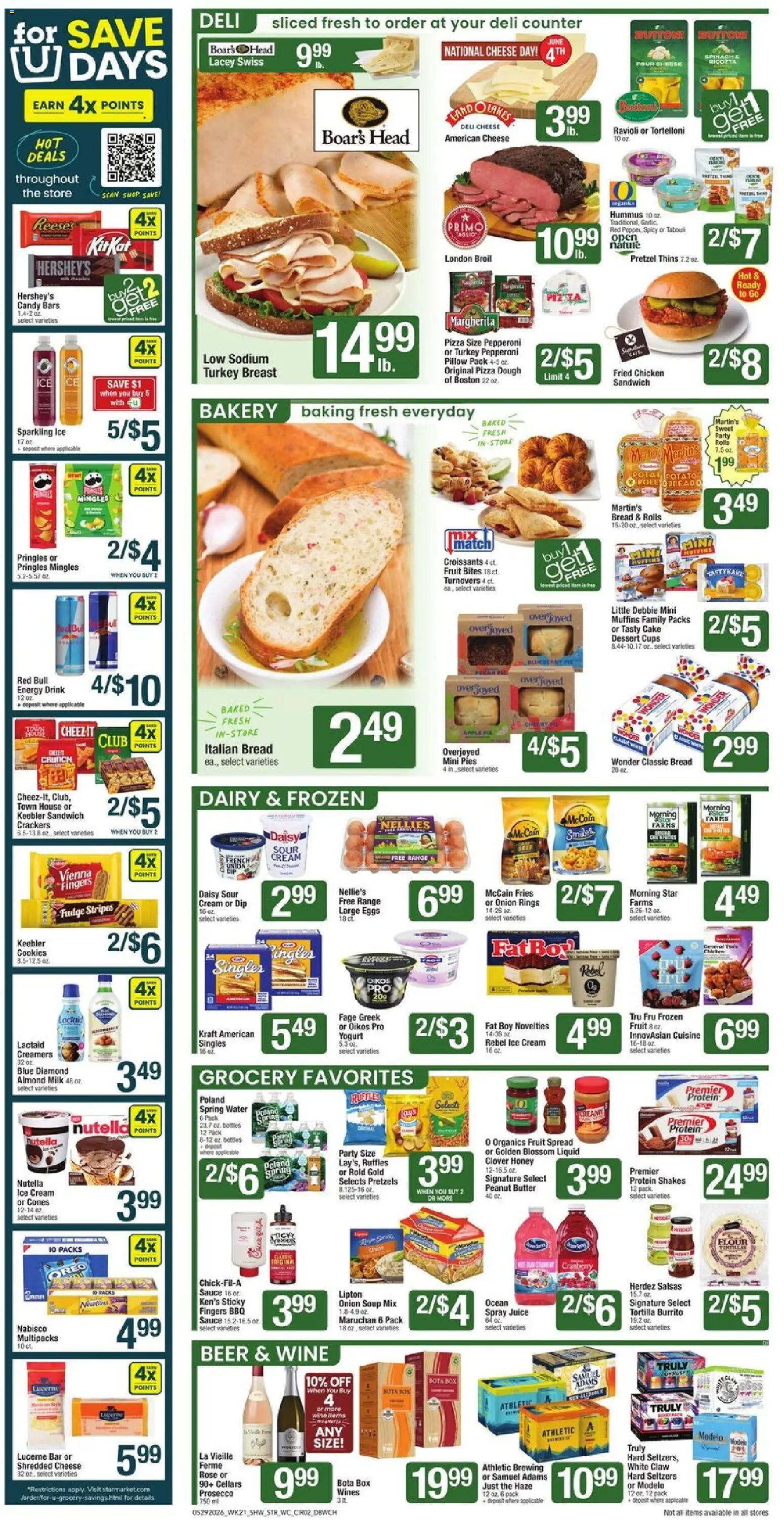 Star Market Weekly Ad - valid from 29.05.2026 | Page: 2 | Products: Yogurt, Bread, Cream, Sauce