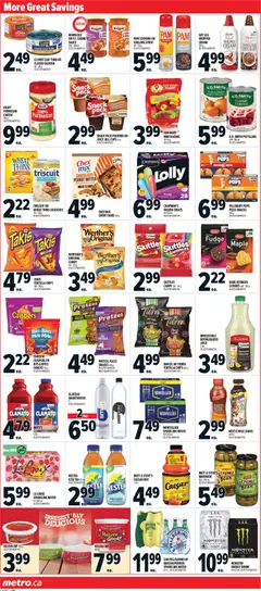 Preview of Metro weekly flyer / circulaire from shop Metro valid from Aug 20, 2026 | Page: 9 | Products: Tea, Cookies, Raisins, Chicken