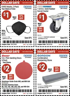 Preview of Harbor Freight weekly ads valid from 07/16/2026 | Page: 5 | Products: Swivel, Caster