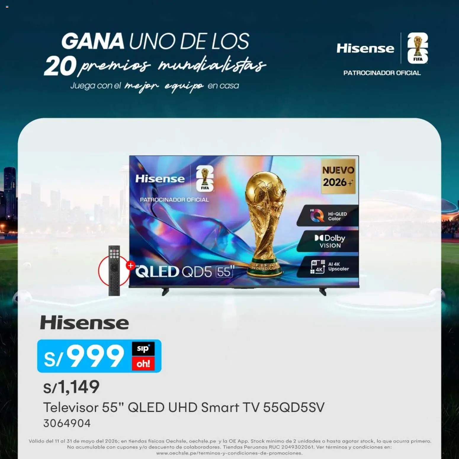 Catálogo Oechsle válido desde 06.04.2026 | Página: 6 | Productos: Televisor
