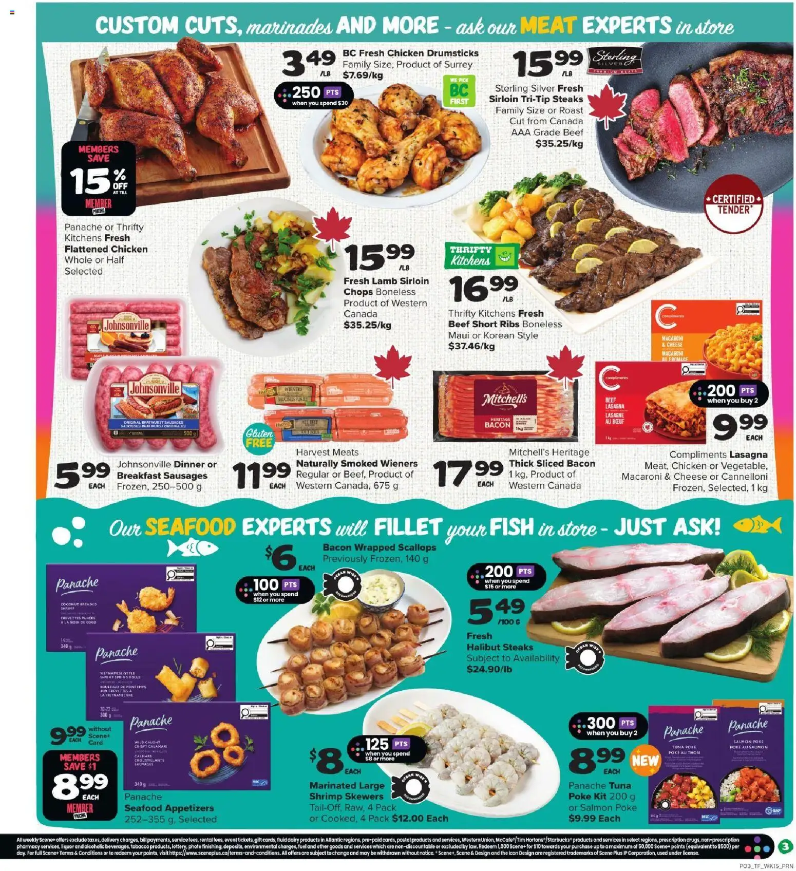 Thrifty Foods flyer valid from Aug 6, 2026 | Page: 5 | Products: Fish, Beef, Cheese, Chicken