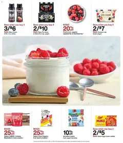 Preview of Target weekly ads valid from 08/23/2026 | Page: 28 | Products: Raspberries, Fusion, Yogurt, Fruit