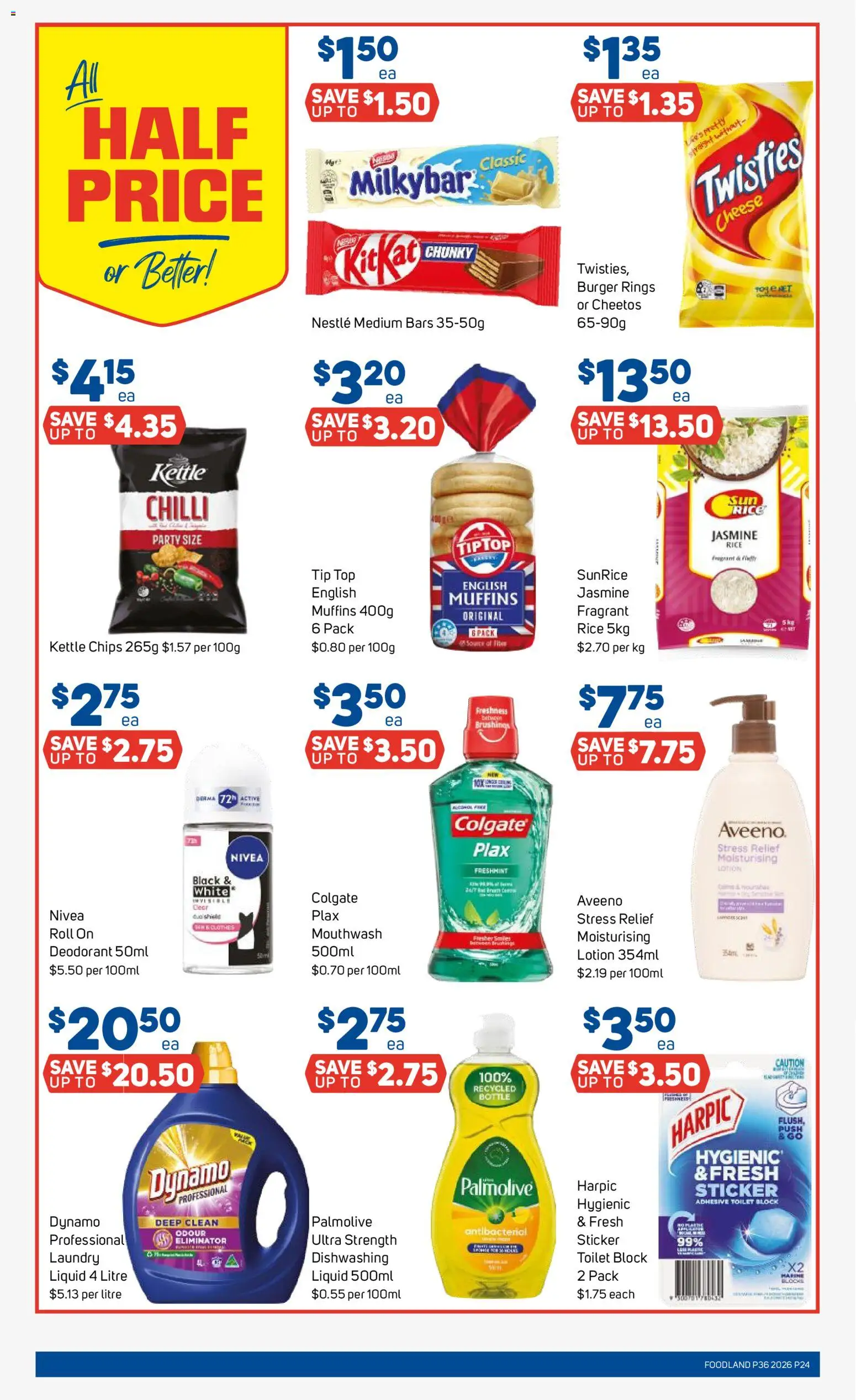 Foodland catalogue - valid from 02/09/2026 | Page: 24 | Products: Cheese, Rice, Muffins, Chips