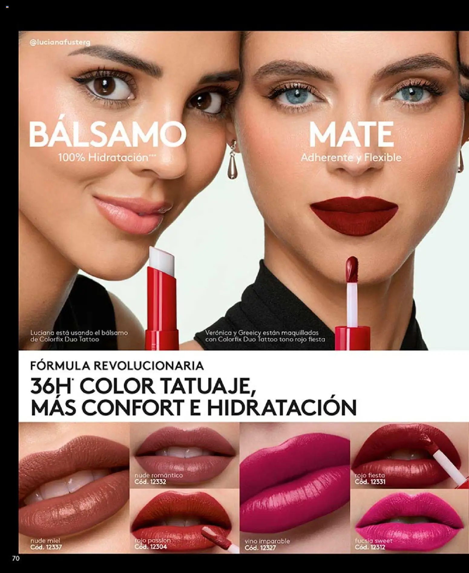 Ésika revista - valida desde el 15.05.2026 | Página: 70 | Productos: Bálsamo, Vino