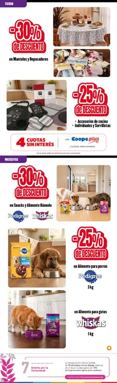 Vista previa Cooperativa Obrera catálogo válido desde el 10/09/2026 | Página: 8 | Productos: Pescado, Carne, Alimento para perros, Snacks
