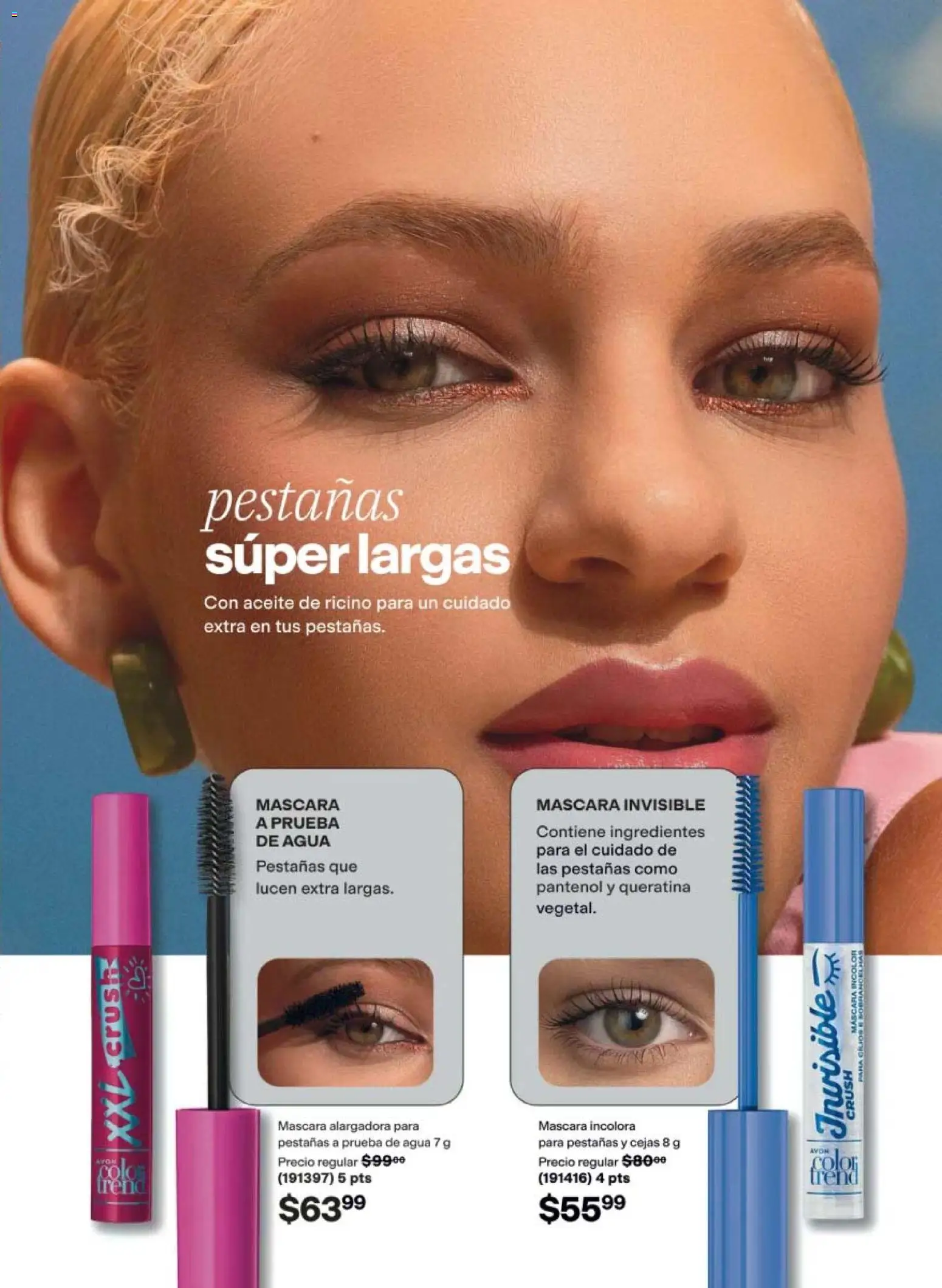 Nuevas ofertas de AVON válidas en toda la República Mexicana desde el 21/08/2026. ¡Encuentra las mejores ofertas en AVON campaña 13 2026! | Página: 55 | Productos: Máscara, Agua, Aceite, Ingredientes