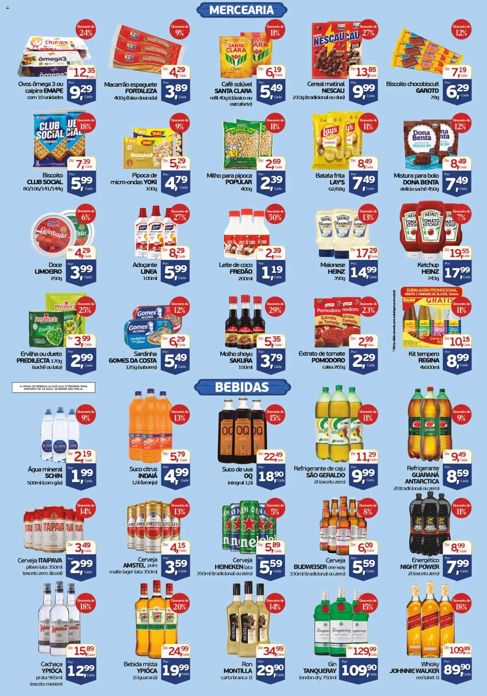 Cometa Supermercados Folheto - válido de 21/07/2026 | Página: 2 | Produtos: Nescau, Molho shoyu, Ovos, Macarrão
