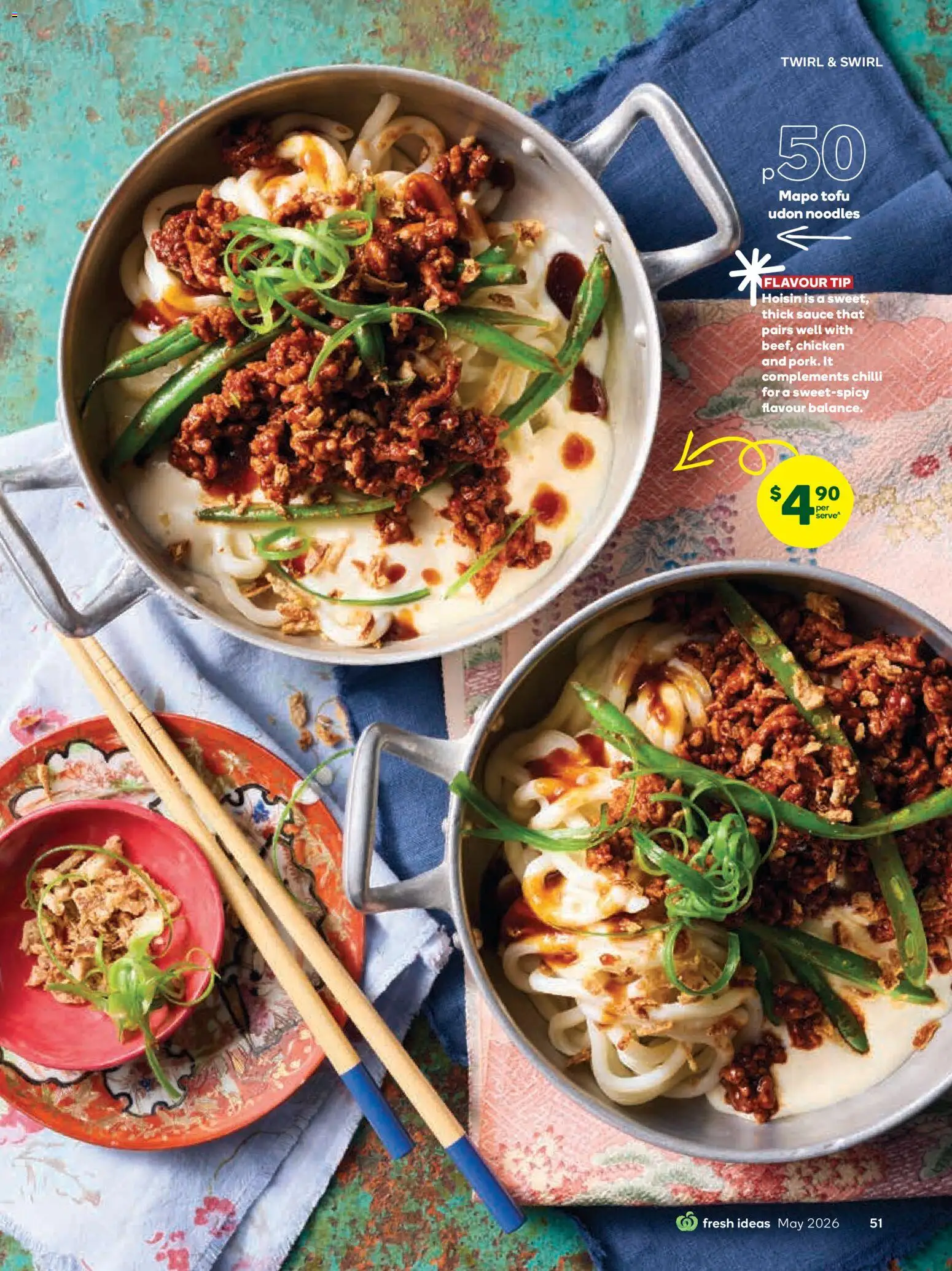 Woolworths catalogue - valid from 01.05.2026 | Page: 51 | Products: Chicken, Noodles, Sauce, Chilli