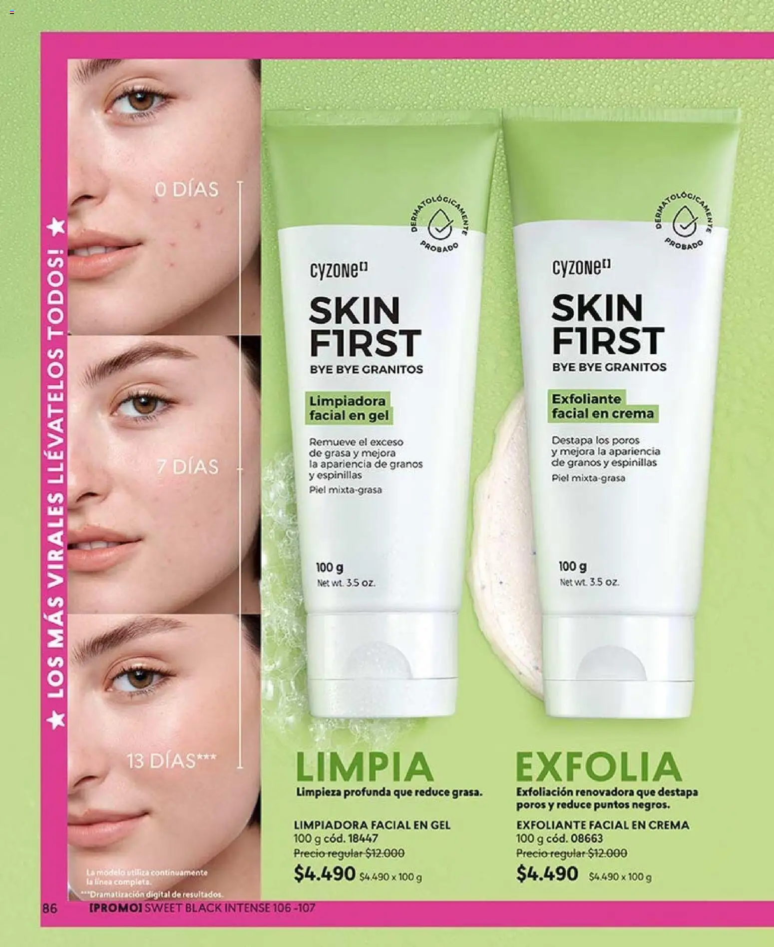 Catálogo CyZone Campaña 12 │ válido desde el 06.07.2026 | Página: 90 | Productos: Exfoliante facial, Crema